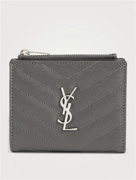 monogram zipped card case ysl|ysl card holders.